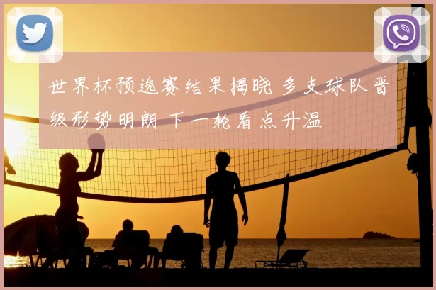 世界杯预选赛结果揭晓 多支球队晋级形势明朗 下一轮看点升温