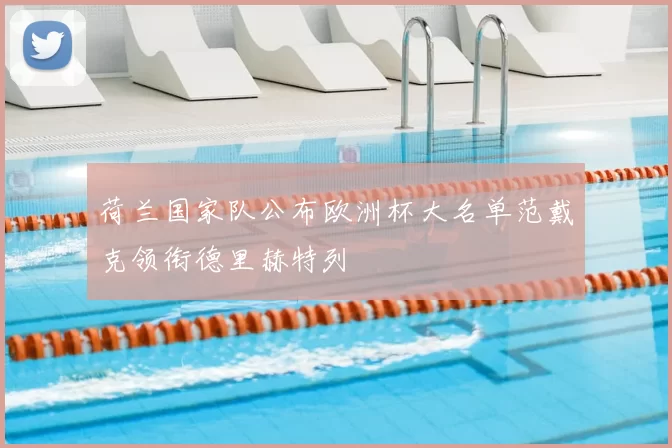 荷兰国家队公布欧洲杯大名单范戴克领衔德里赫特列